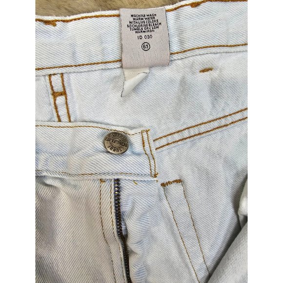 Vintage GITANO JEANS White Acid Washed 80's/90's Baggy Jeans *RARE* - Picture 5 of 10